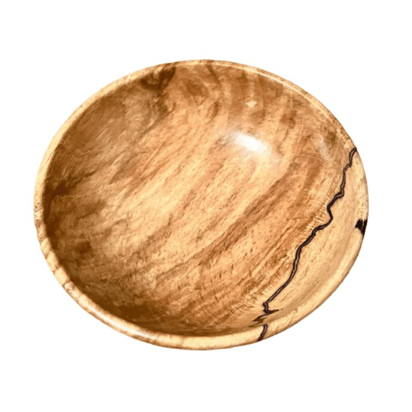 hand turned wooden bowl