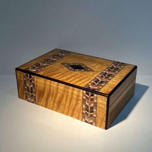 Satinwood Inlay Box - Image 2