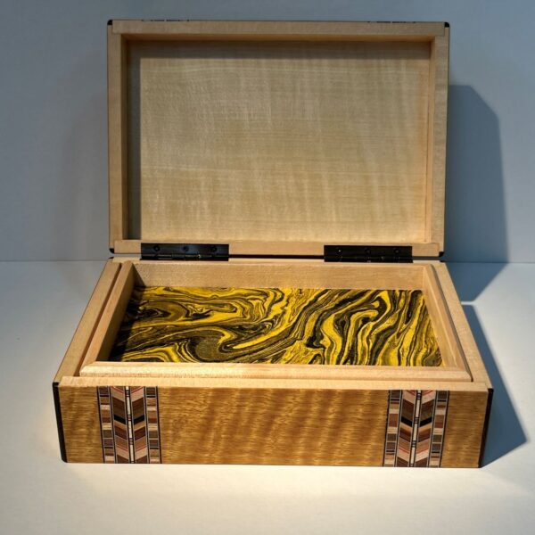Satinwood Inlay Box - Image 3