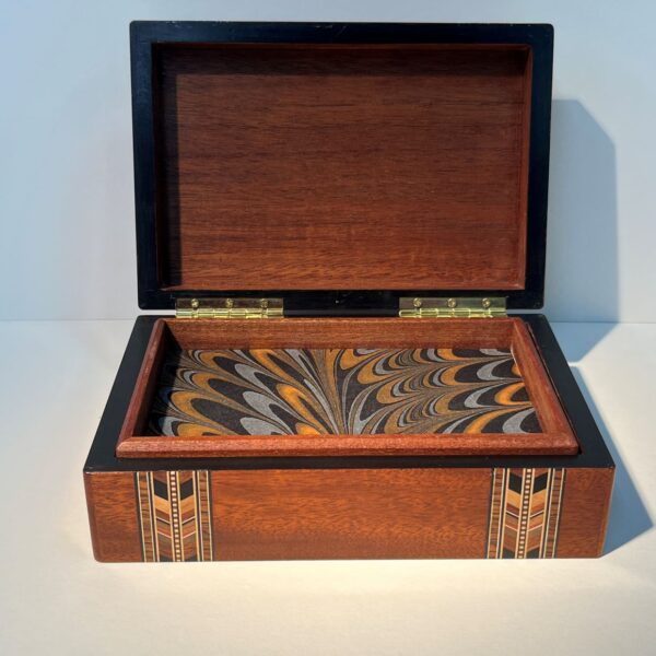 Mahogany Inlay Box - Image 3