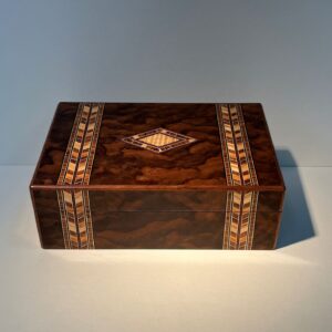 Claro Walnut Inlay Box