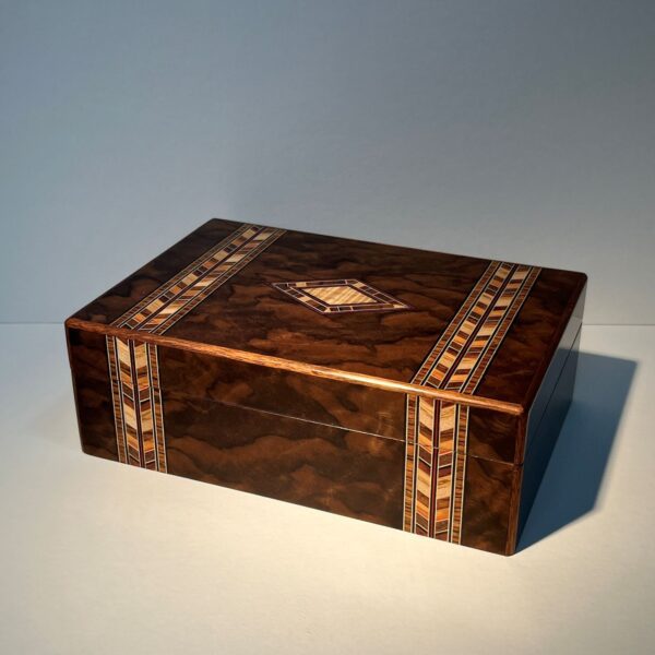 Claro Walnut Inlay Box - Image 2