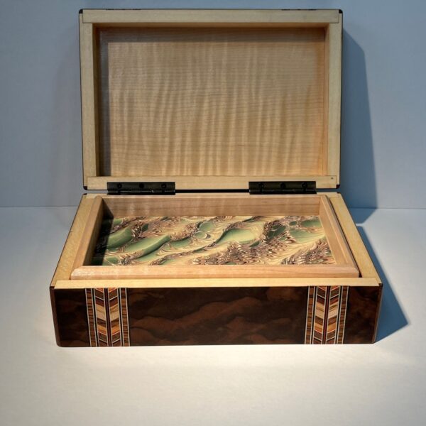 Claro Walnut Inlay Box - Image 3